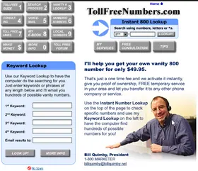 TollFreeNumbers.com in 2006